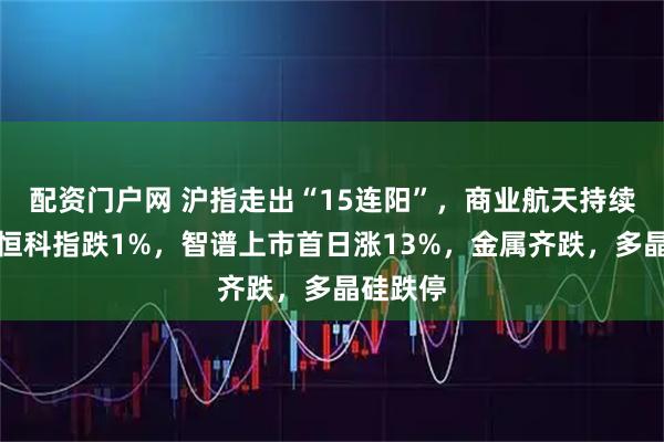 配资门户网 沪指走出“15连阳”，商业航天持续爆发，恒科指跌1%，智谱上市首日涨13%，金属齐跌，多晶硅跌停